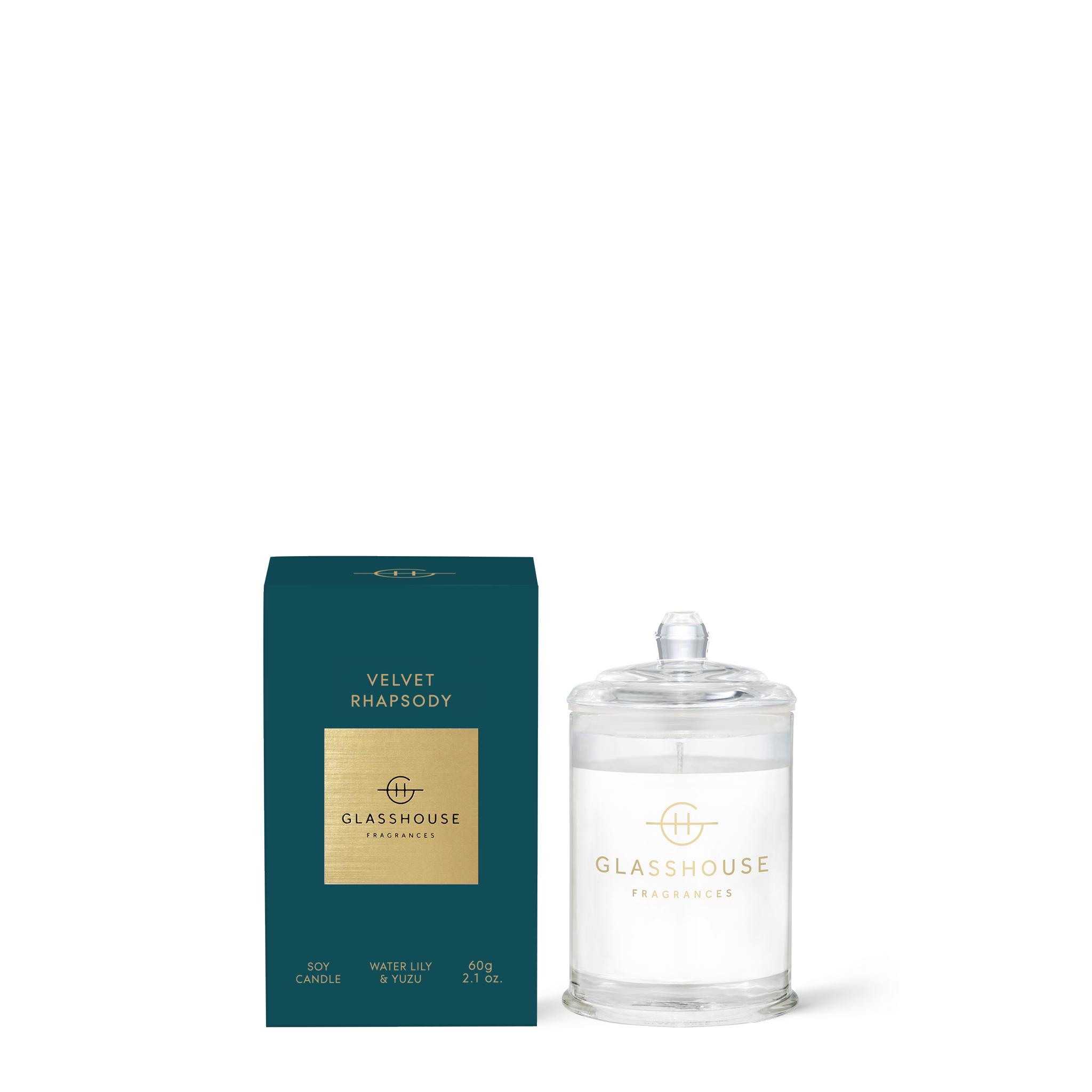 Velvet Rhapsody Small Lidded Candle by Glasshouse Fragrances