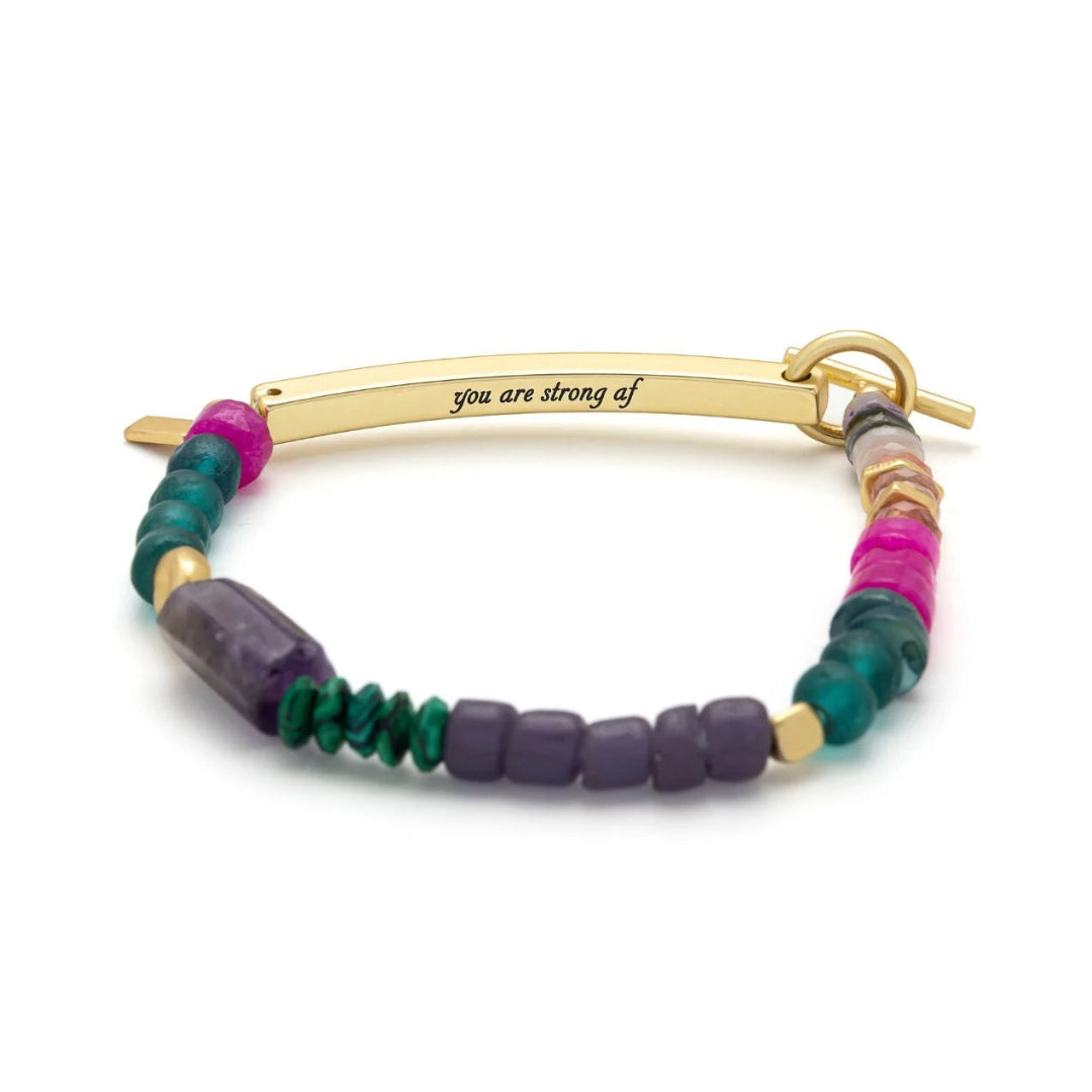 Hidden Message Bracelet - You are Strong AF