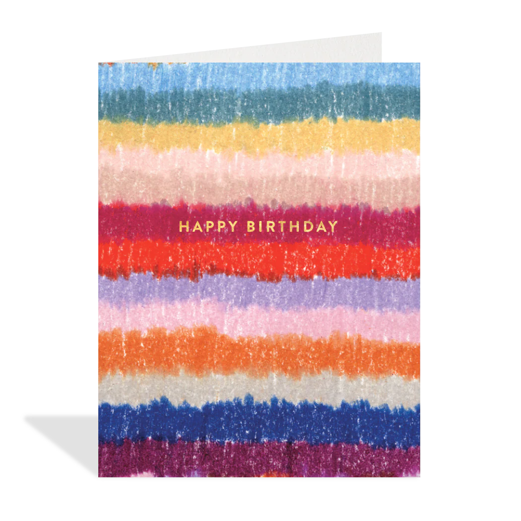 Birthday Stripes Card