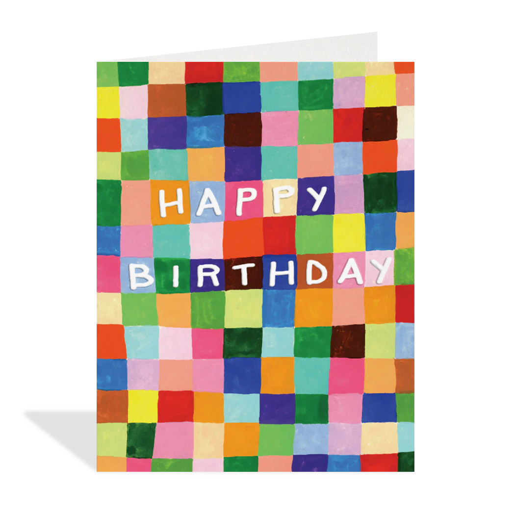 Mosaic Birthday Card