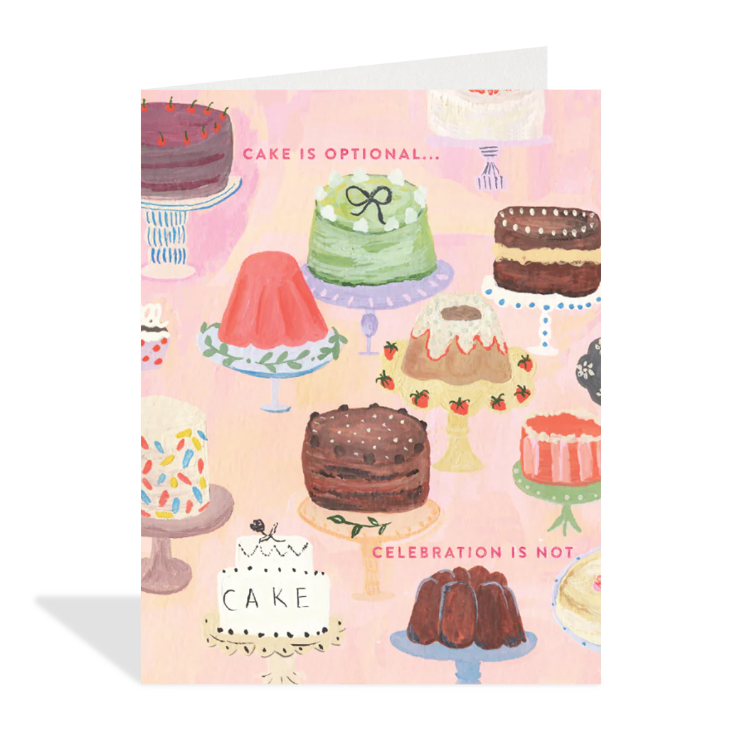 Cake Celebration Birthday Card