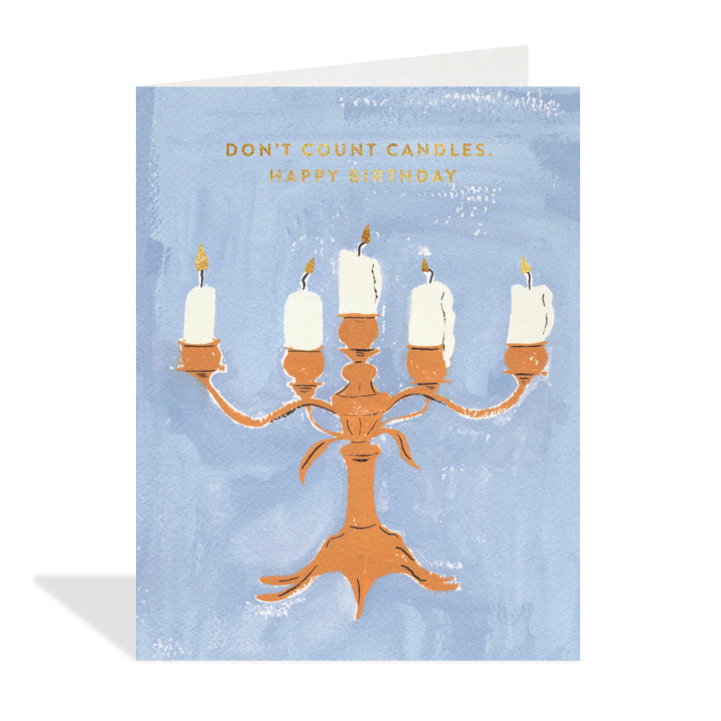 Vintage Birthday Candles Card