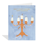 Vintage Birthday Candles Card