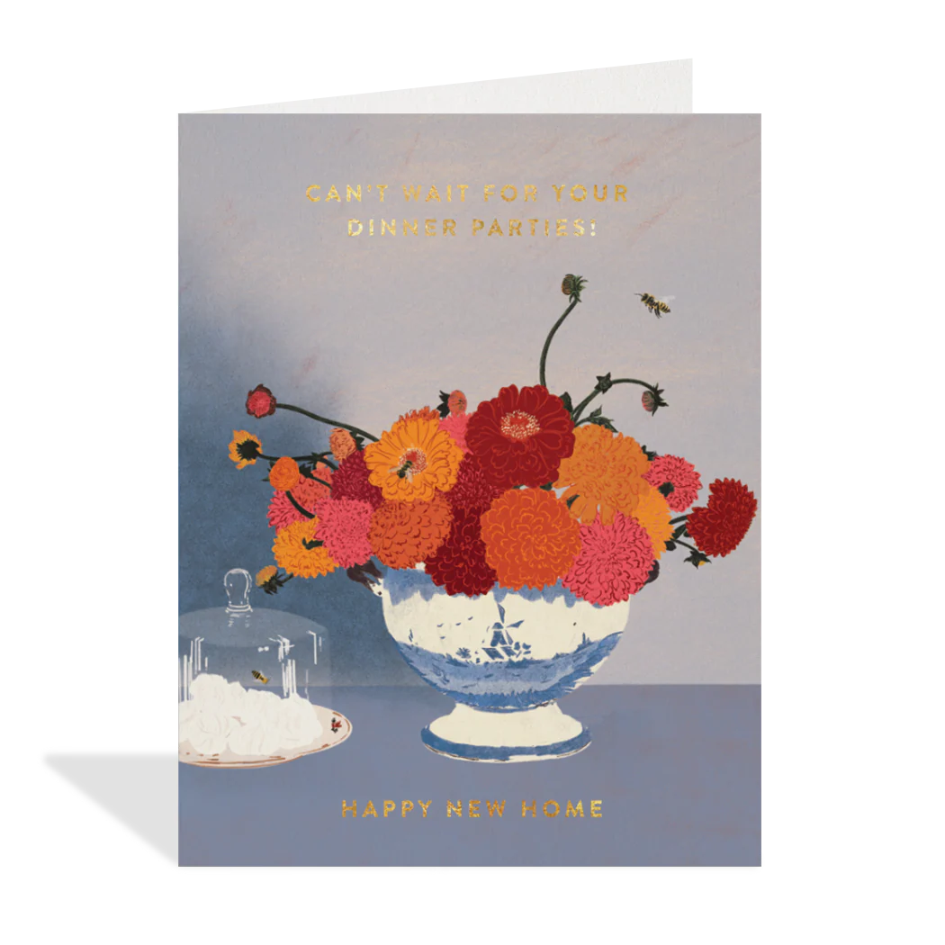 New Home Florals Card