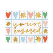Engaged Sparkles Card