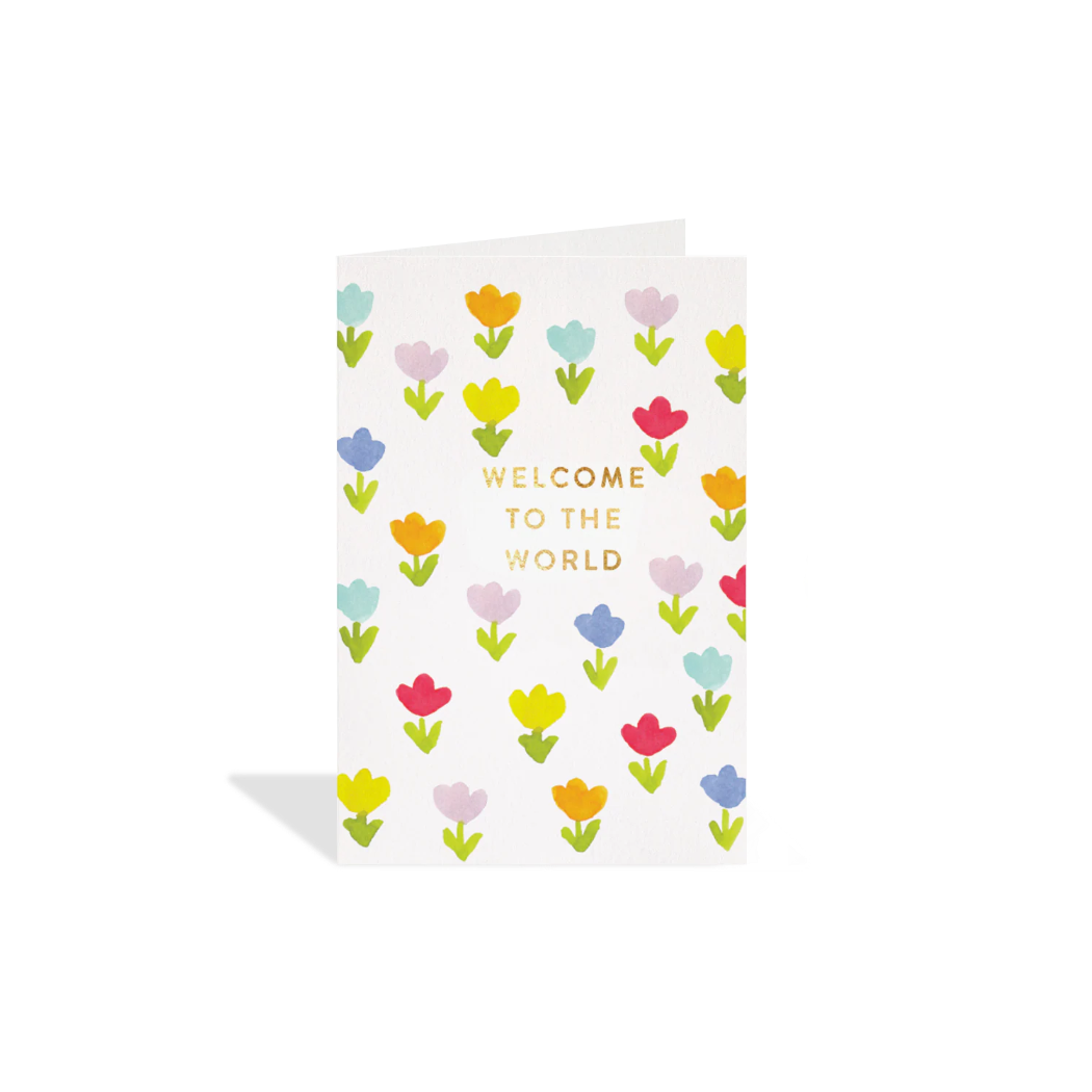 PETITE Baby Flowers Card