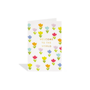 PETITE Baby Flowers Card