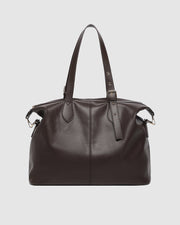 Hampton Tote Bag in Chocolate by Louenhide