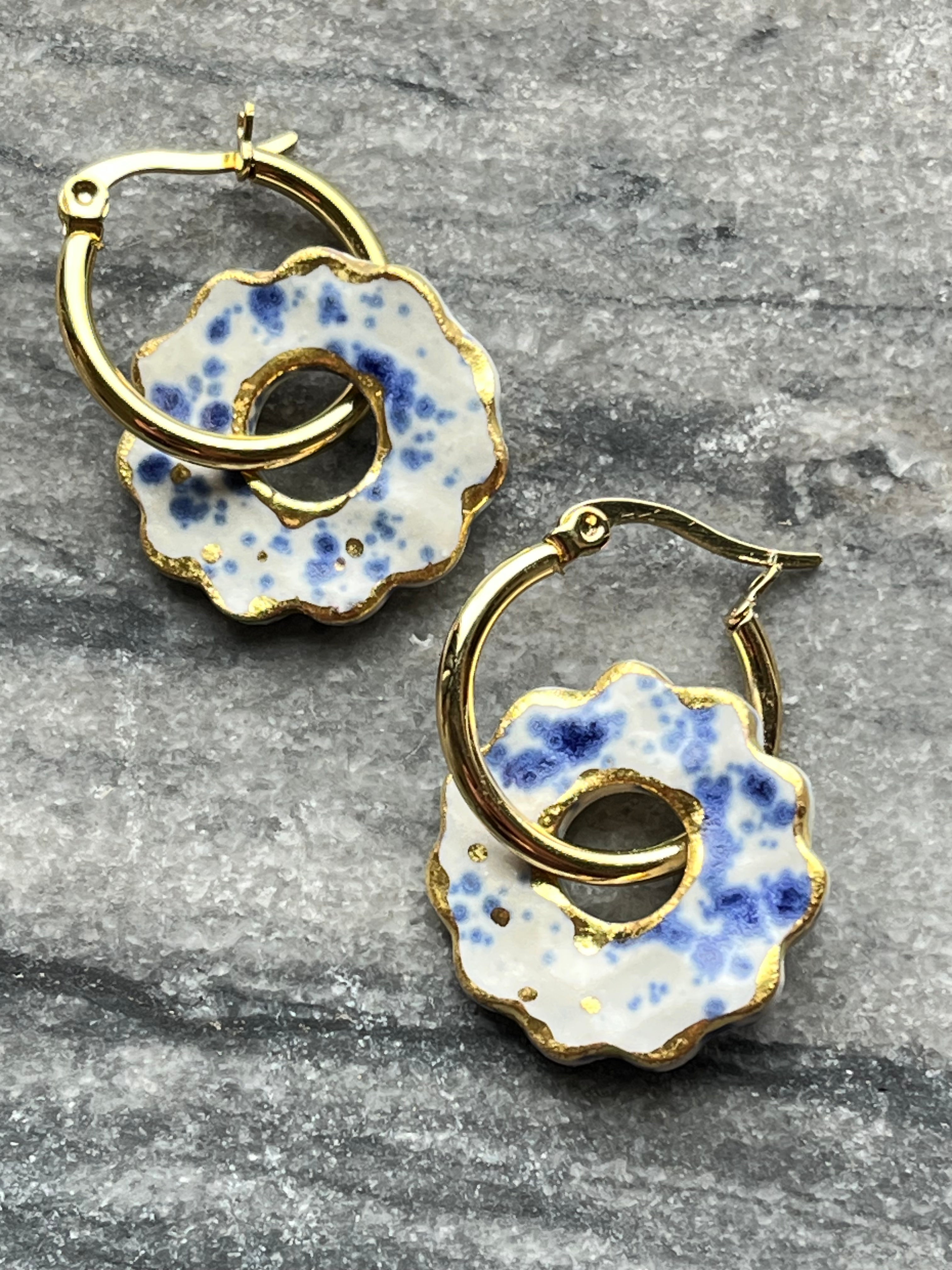 Paros Earrings by Wambra Ceramics