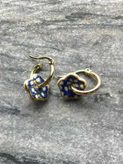 Corfu Earrings by Wambra Ceramics