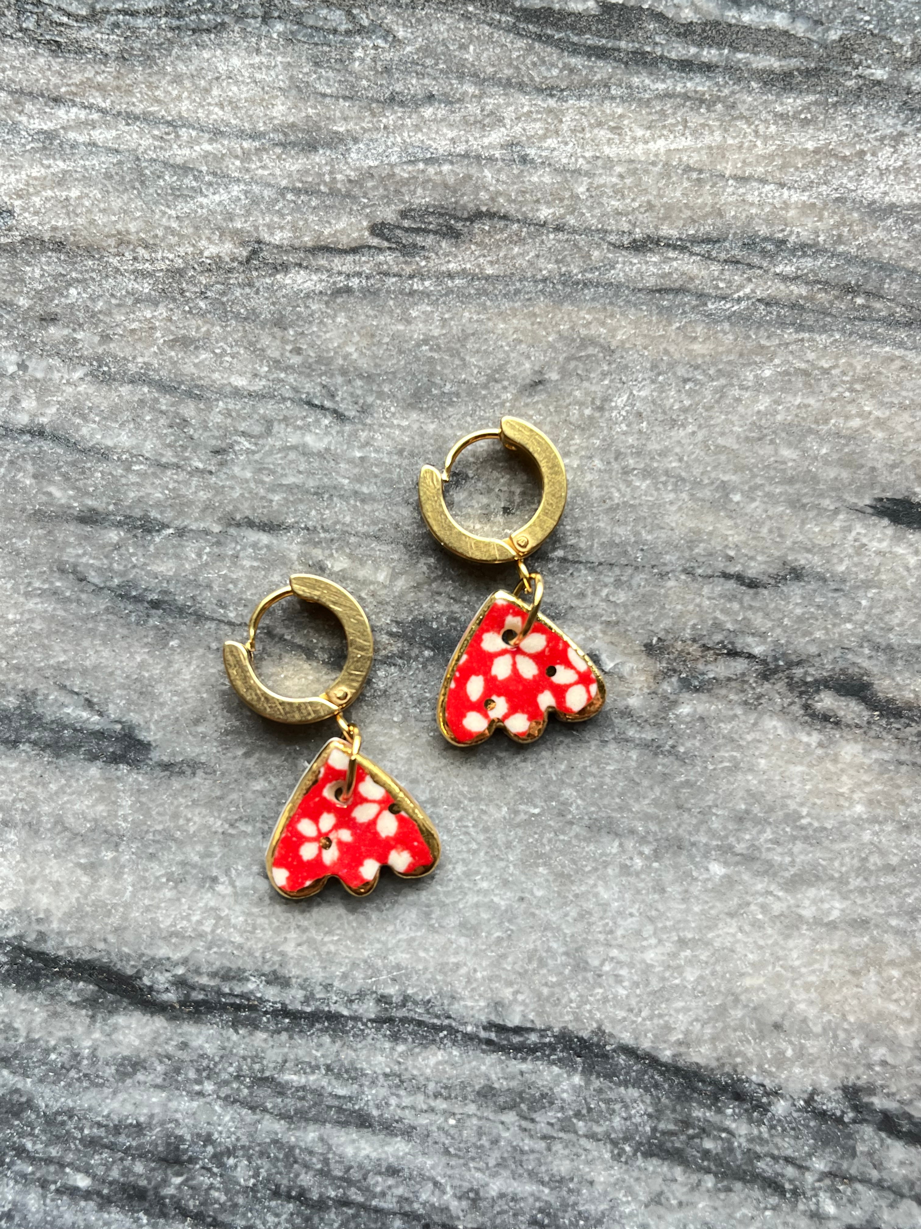 Barcelona Earrings by Wambra Ceramics