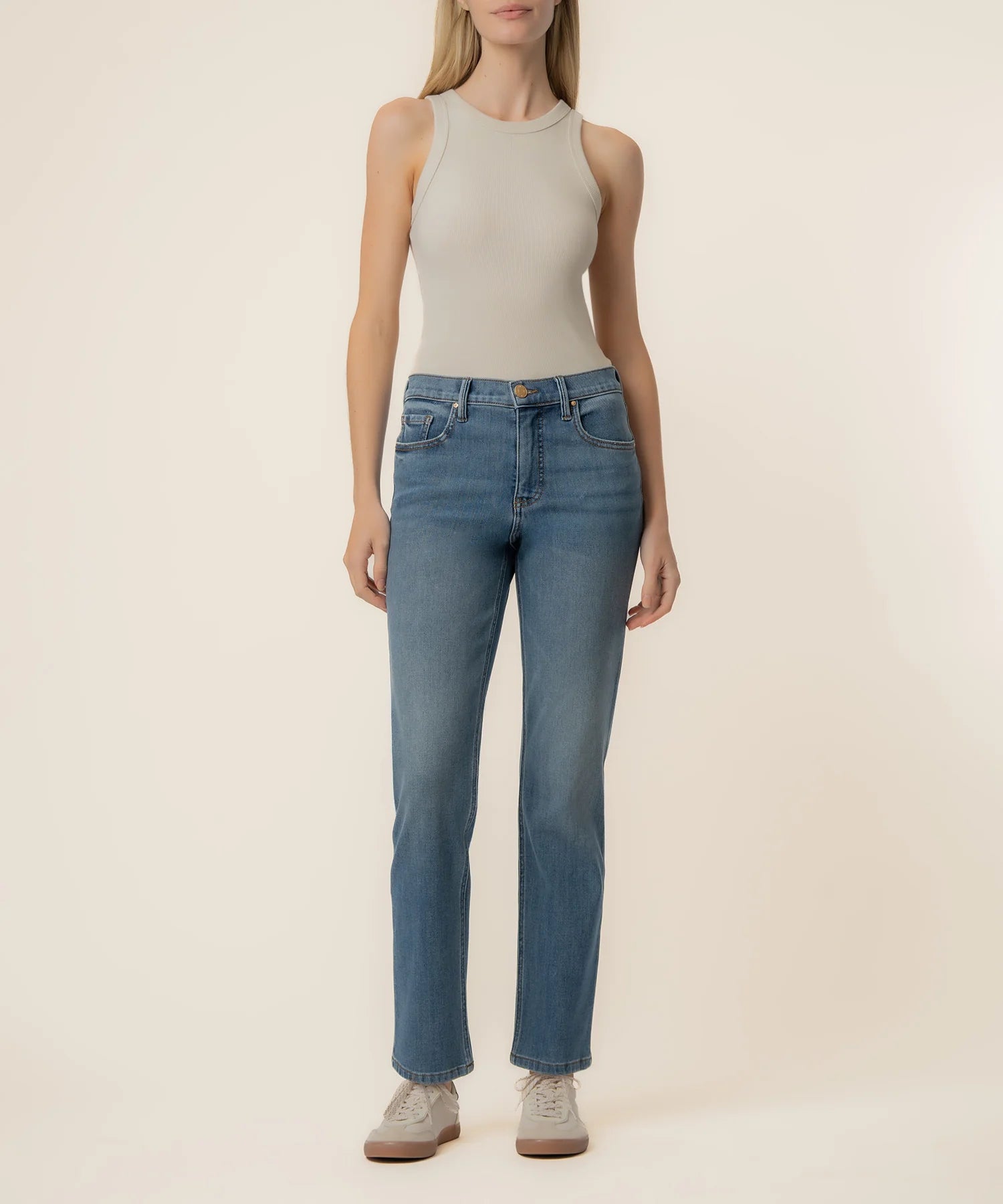 Blair High Rise FabAb 5Pkt Straight Leg in Thrive by Kut from the Kloth