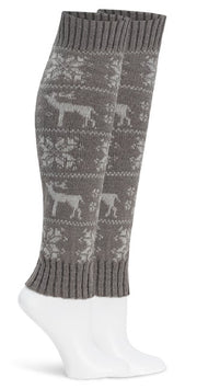 Nordic Legwarmers in Charcoal by Lemon Loungewear