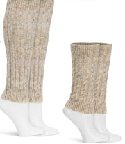 2Pk Little Cottage Legwarmers in Beige by Lemon Loungewear