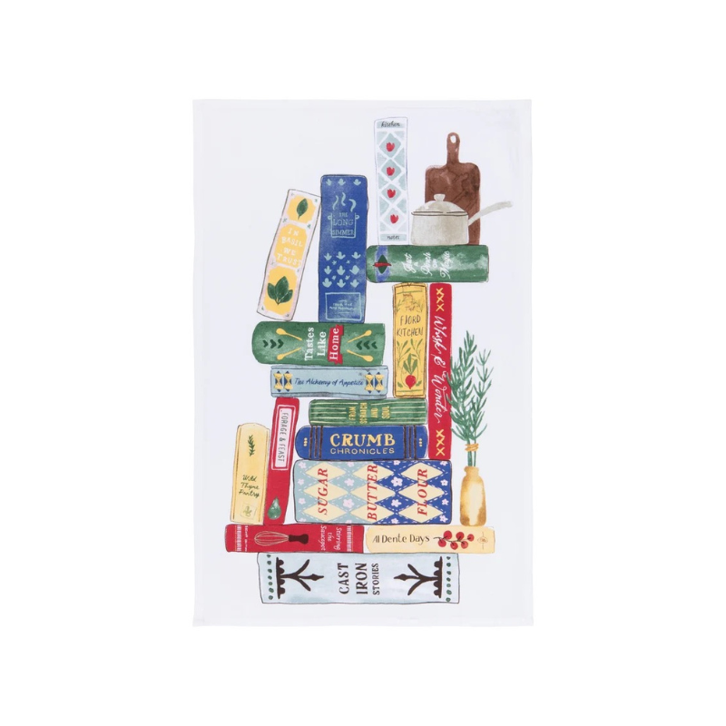 Cookbook Print Dishtowel