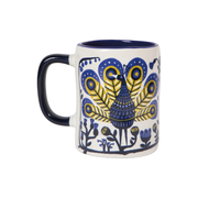 Peacock Perch Designer Mug