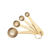 Set of 4 Gold Measuring Spoons