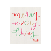Merry Everything Swedish Dishcloth