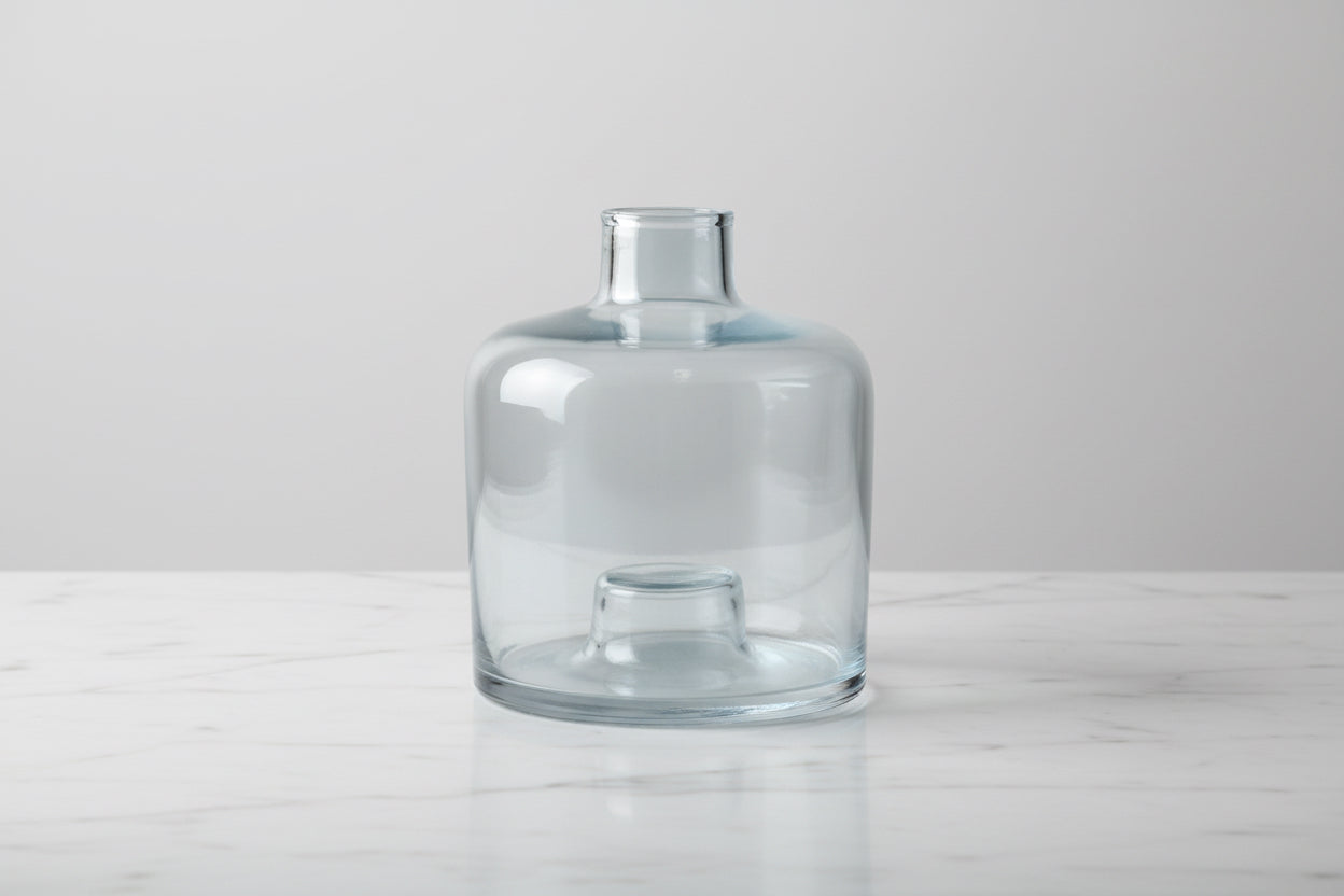 Clear Stackable Glass Vase