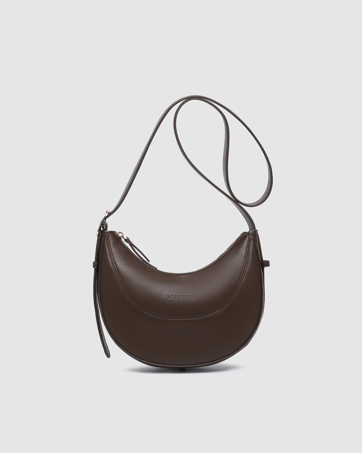 Lane Crossbody Bag in Chocolate by Louenhide