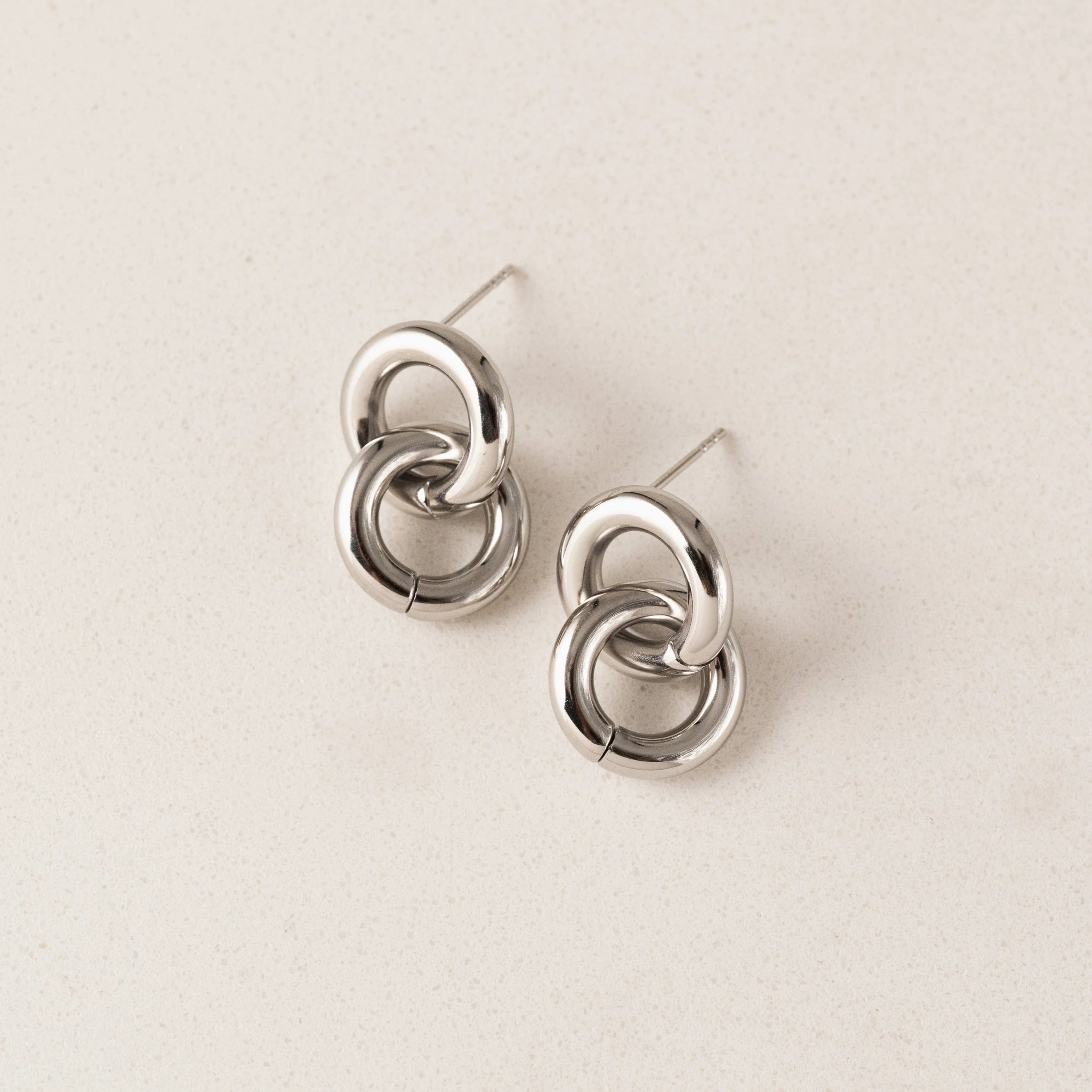 Waterproof Linx Silver Earrings by Lover's Tempo