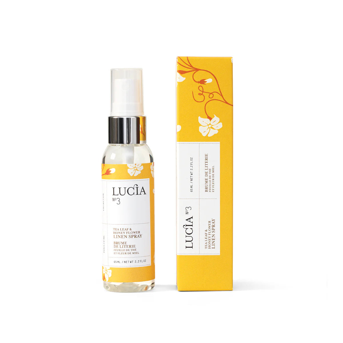 Lucia Linen Spray Tea Leaf & Honey