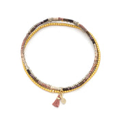 Chromacolour Miyuki Bracelet - Trio Bronze Multi/Gold by Scout