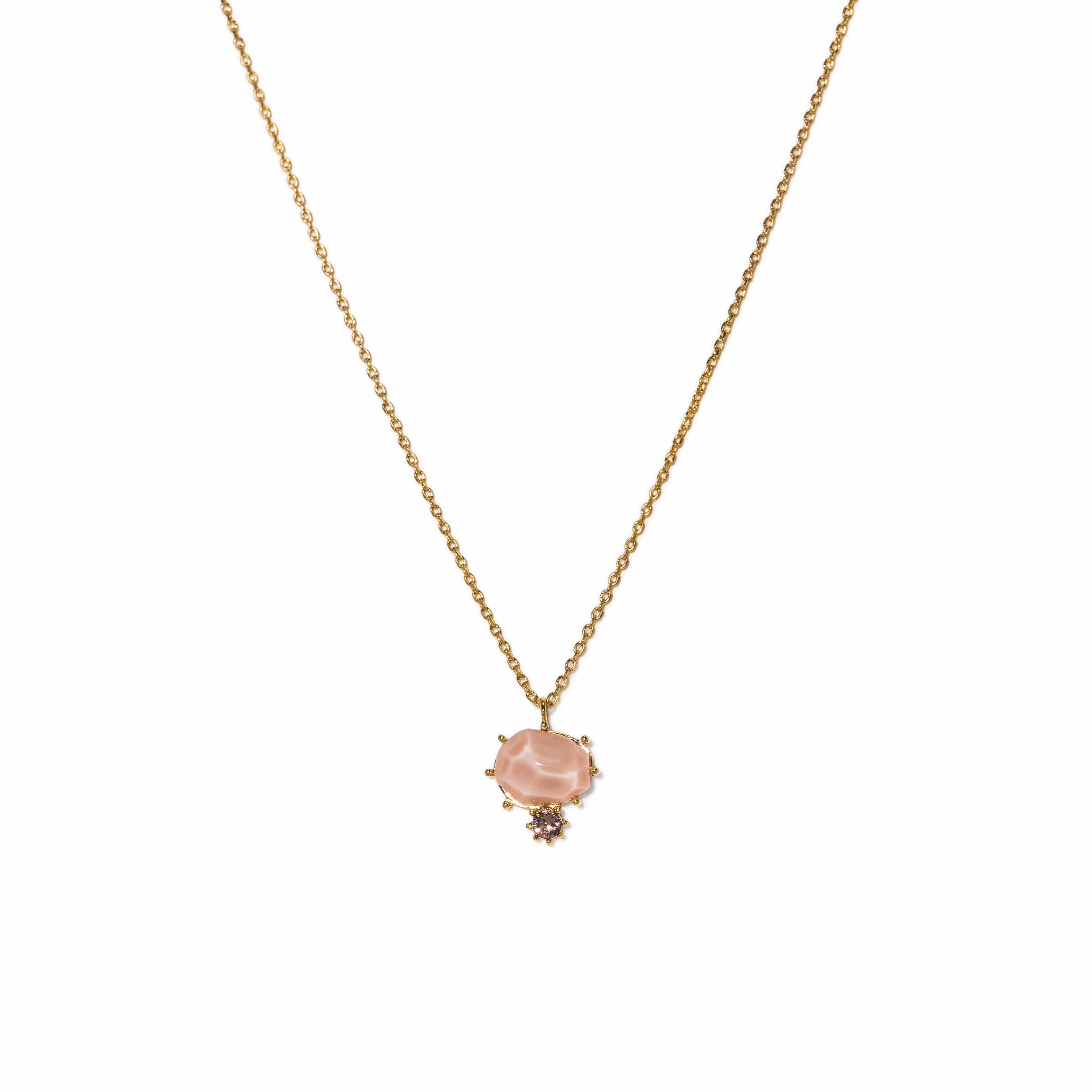 Marbelle Pendant Necklace in Pink by Lover's Tempo