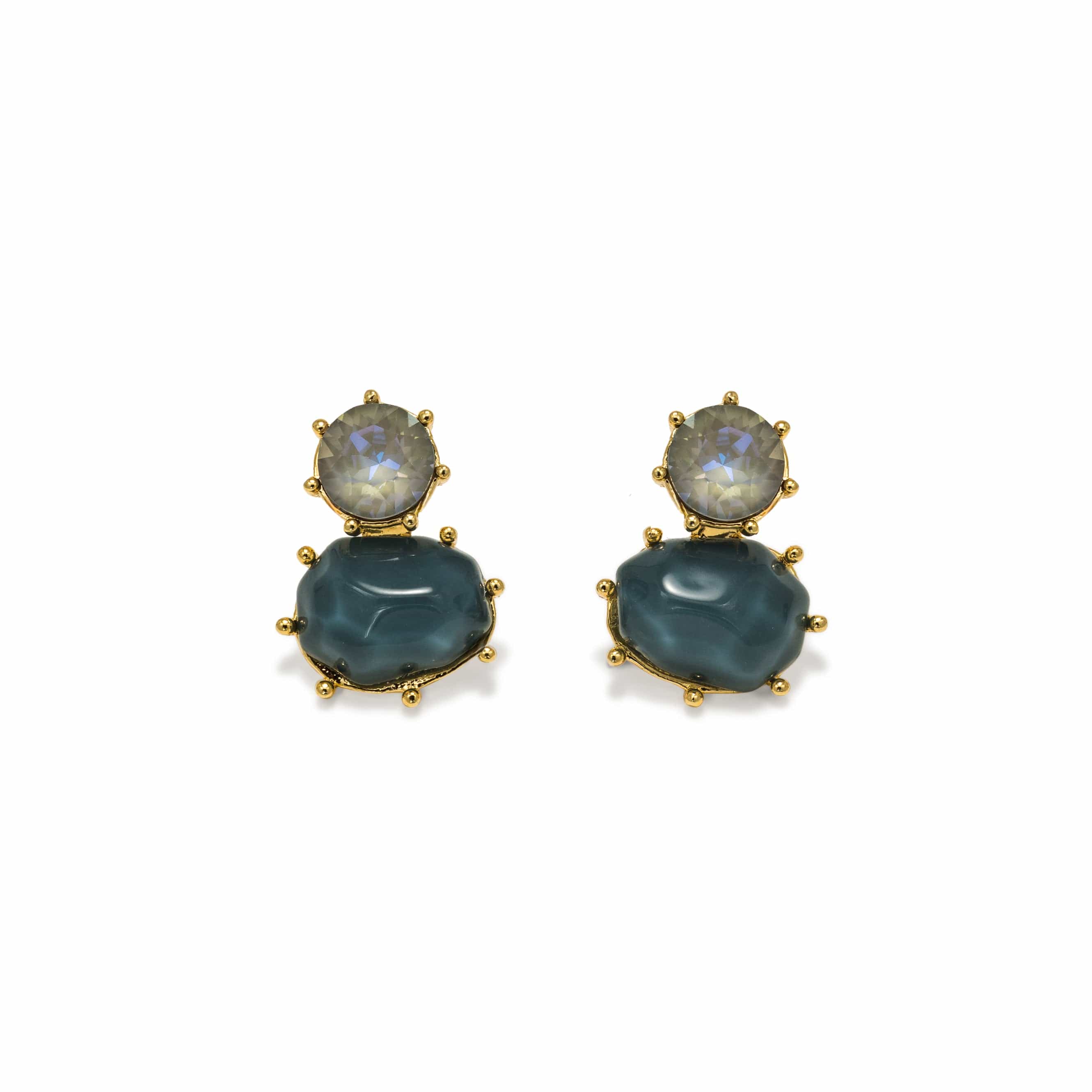 Marbelle Stud Earrings Indigo by Lover's Tempo
