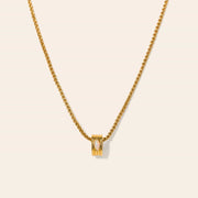 Marquise Groove Necklace in Opal Gold by Lover's Tempo