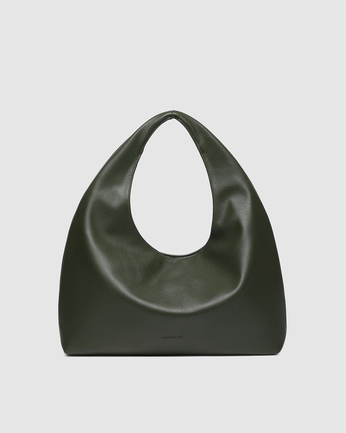 Monaco Shoulder Bag in Olive by Louenhide