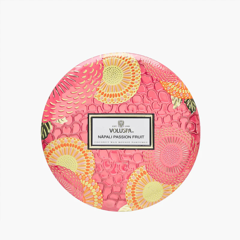 3 Wick Tin Candle Napali Passion Fruit by Voluspa