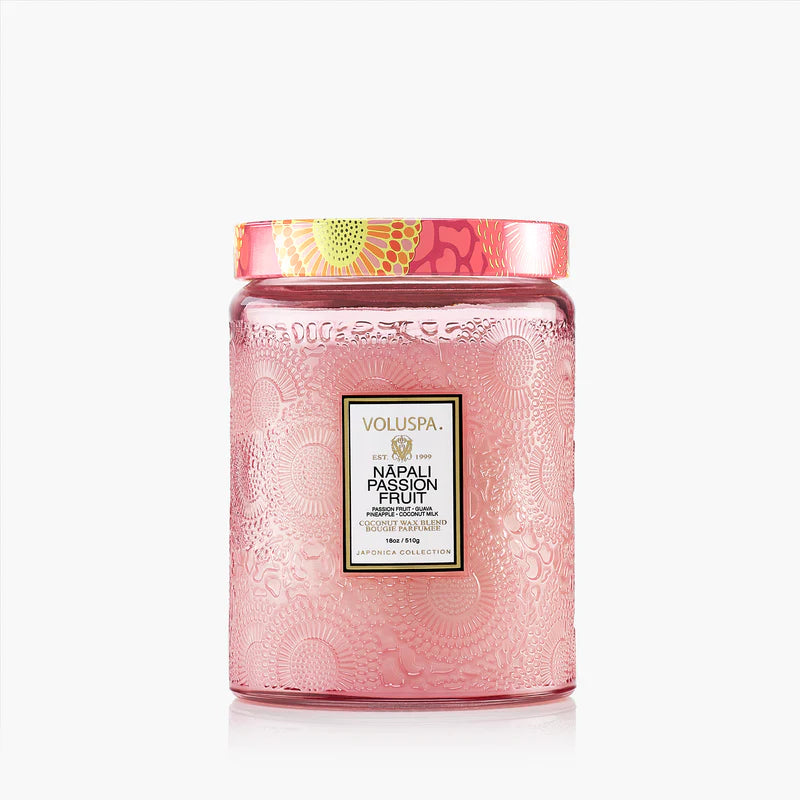 18oz Large Jar Candle Napali Passion Fruit by Voluspa