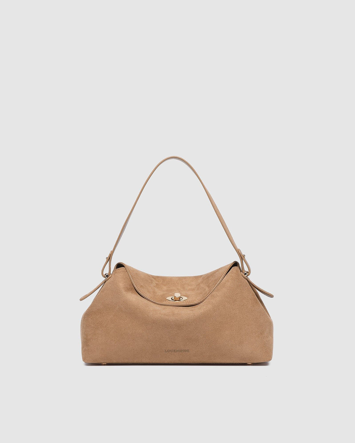 Nicole Handbag in Suede Honey by Louenhide