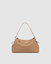Nicole Handbag in Suede Honey by Louenhide