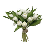 White Tulip Bundle 14"
