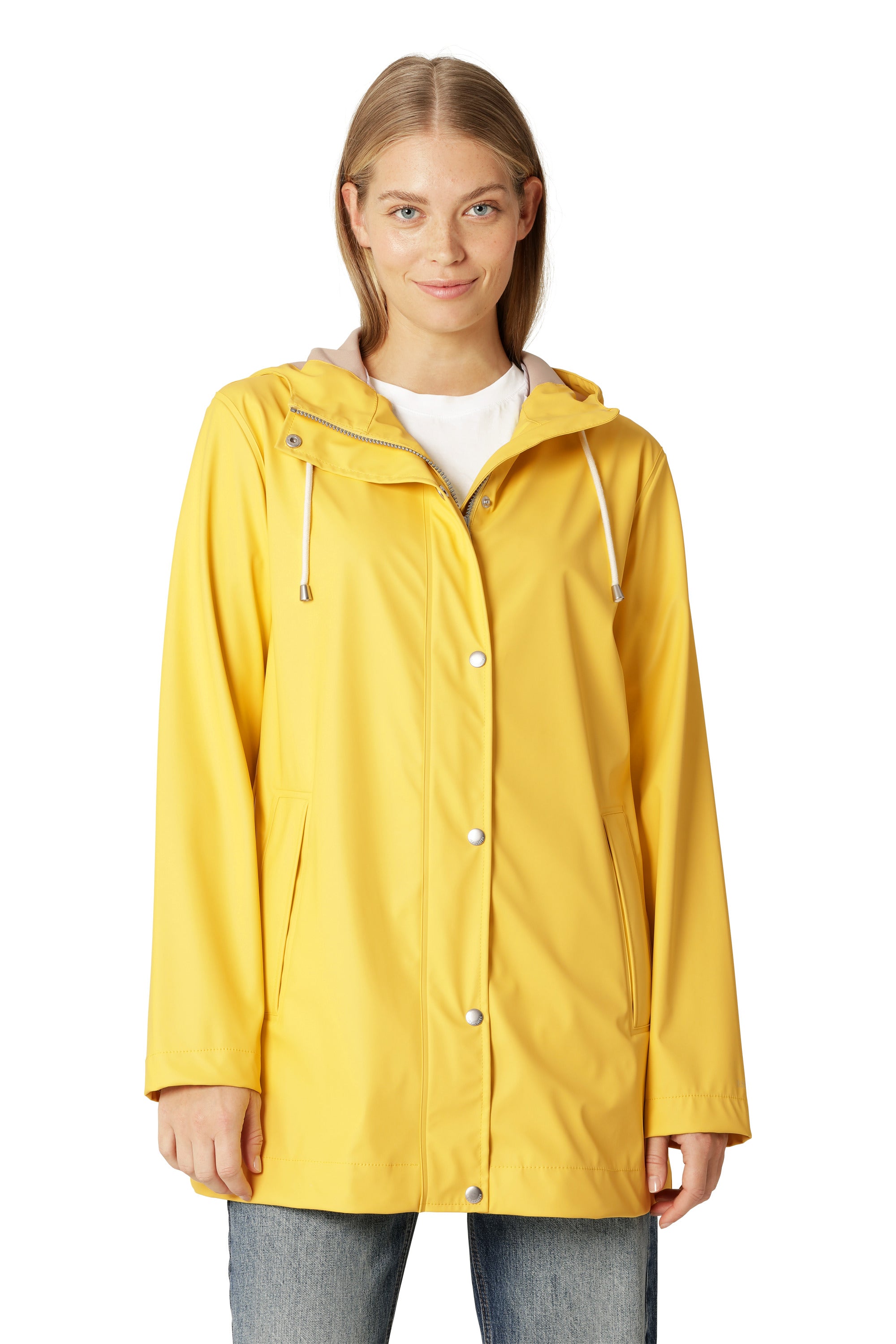Short Rain Jacket in Lemon Drop by Ilse Jacobsen