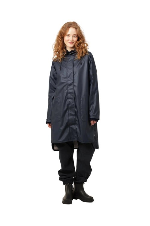 Rain Jacket in Dark Indigo by Ilse Jacobsen