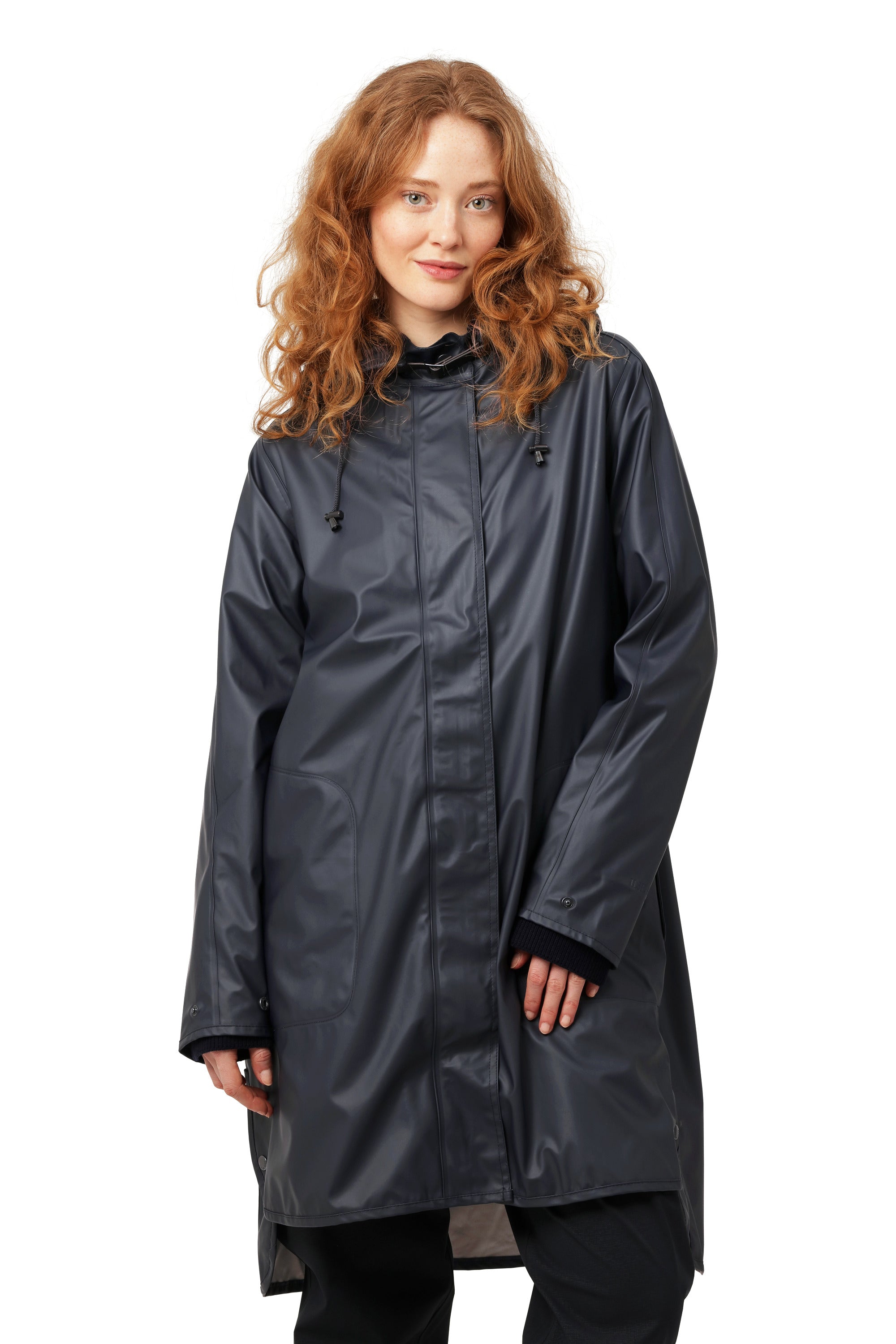 Rain Jacket in Dark Indigo by Ilse Jacobsen