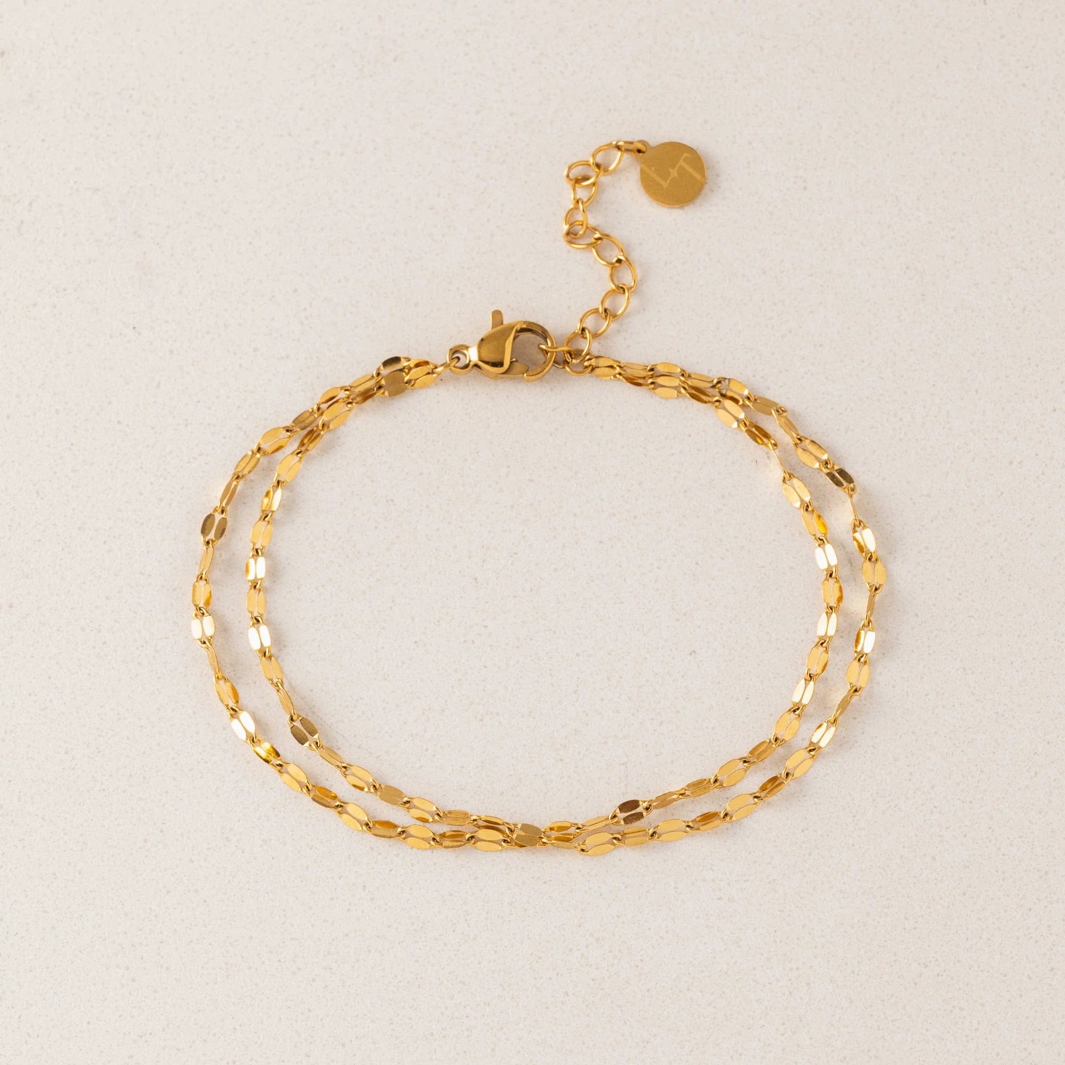 Ray Layered Gold Waterproof Bracelet by Lover's Tempo
