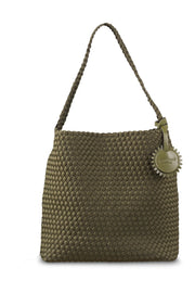 Woven Tote Bag in Army by Ilse Jacobsen