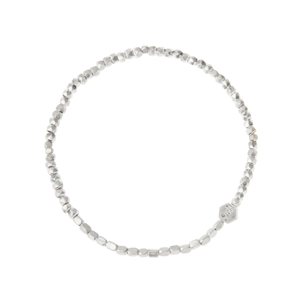 Mini Metal Stacking Bracelet Silver by Scout