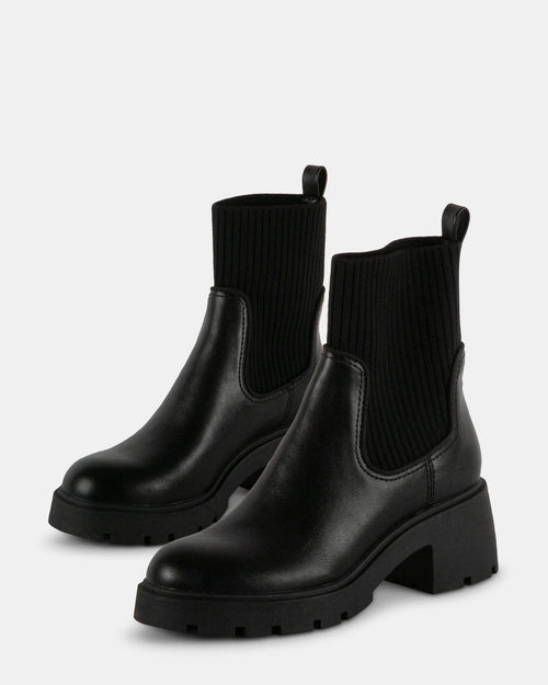 Hartford Boots in Black by Steve Madden
