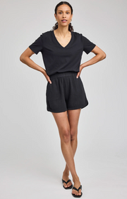 Valeria Shorts in Black by Gentle Fawn