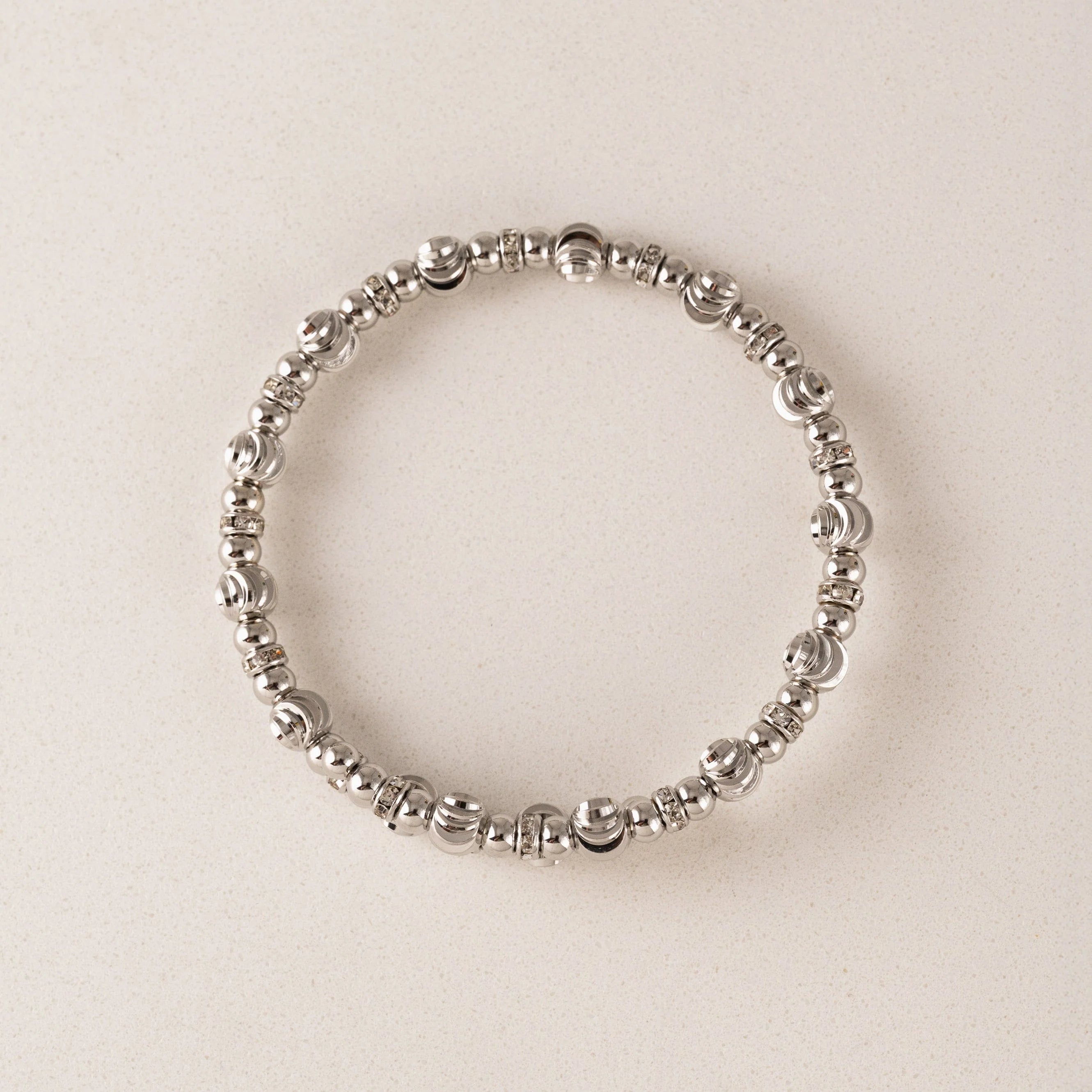 Waterproof Solana Flex Bangle in Silver by Lover's Tempo