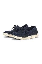 Tulip Sailor Shoe in Dark Indigo by Ilse Jacobsen