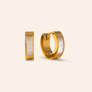 Waterproof Tofino Hoops in Gold by Lover's Tempo