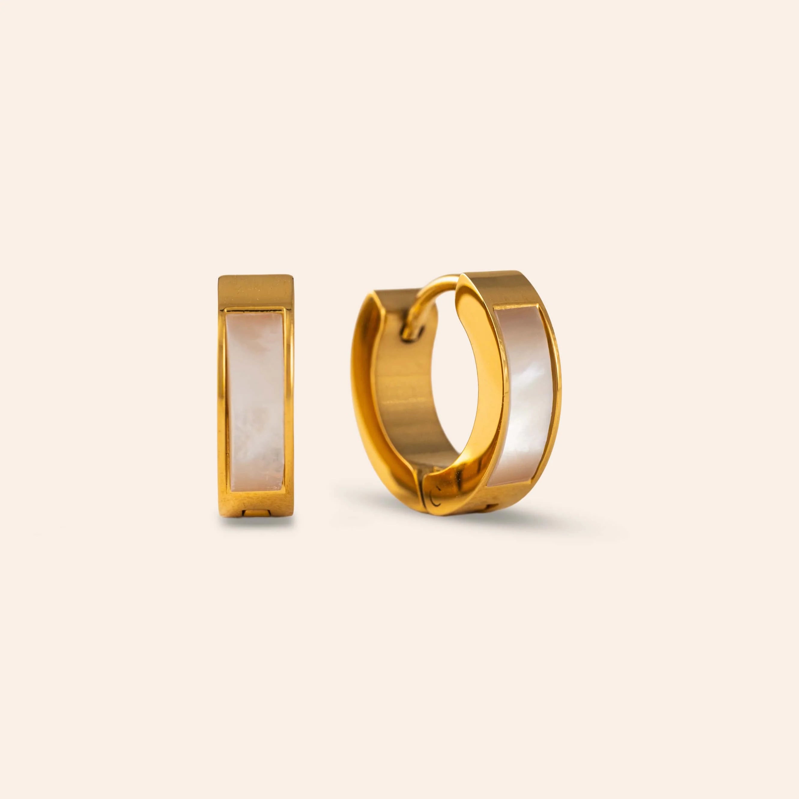 Waterproof Tofino Hoops in Gold by Lover's Tempo