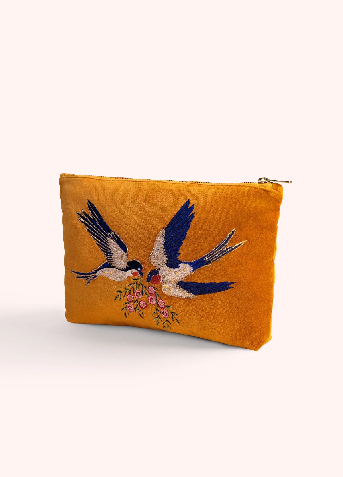 Swallow Zip Pouch by Powder Designs