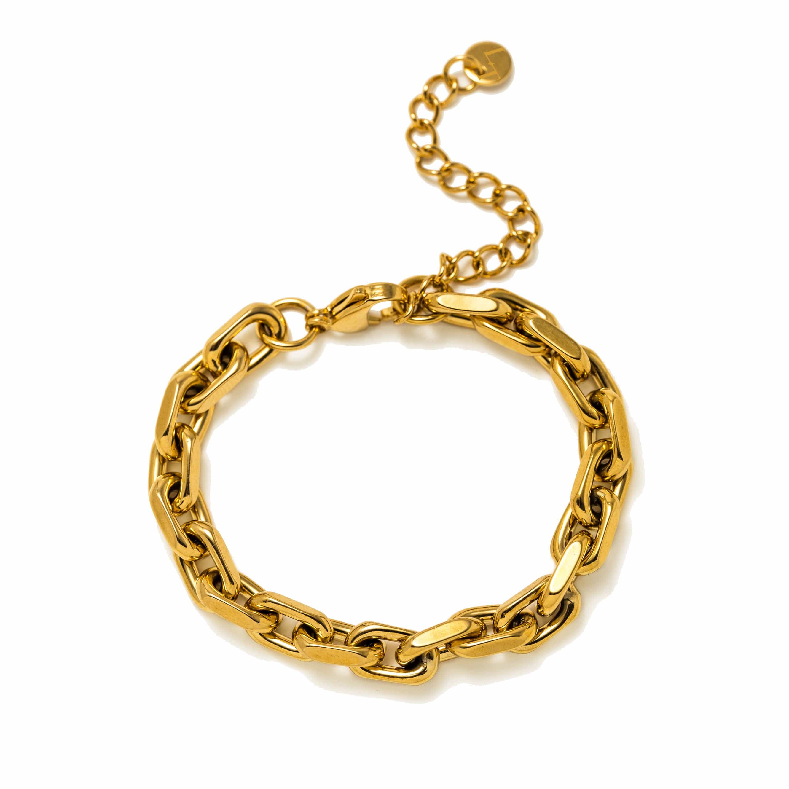Veya Chain Waterproof Gold Bracelet by Lover's Tempo